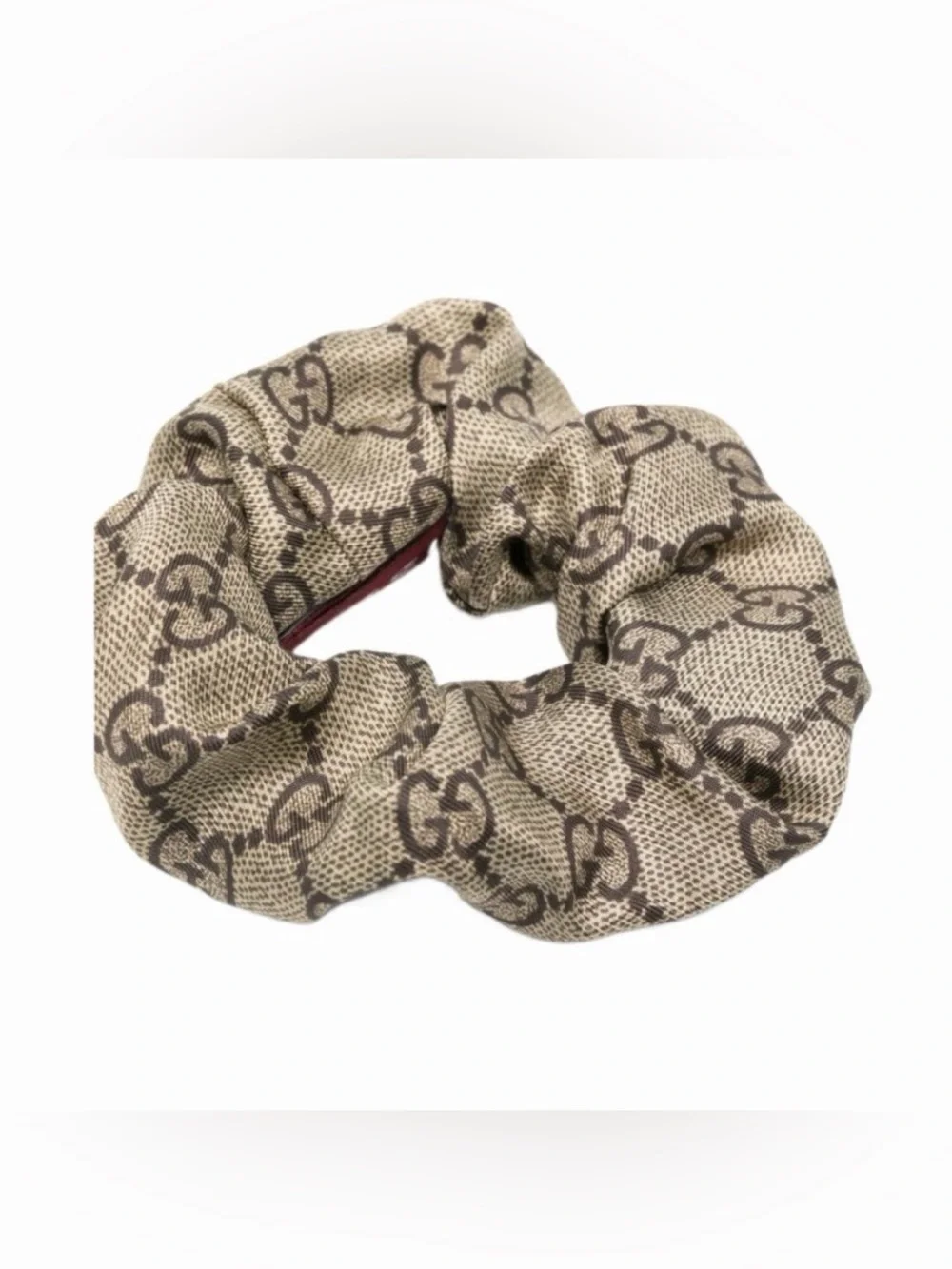 GUCCI GG logo supreme scrunchie hair tie